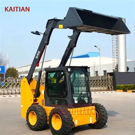 Kaitian Approval Wheel Loader Mini Skid Steer Loader with Sweeper SL45g ...
