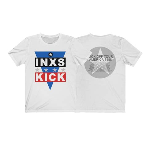 Inxs Vintage Kick Off America Tour Inxs Rock Band S