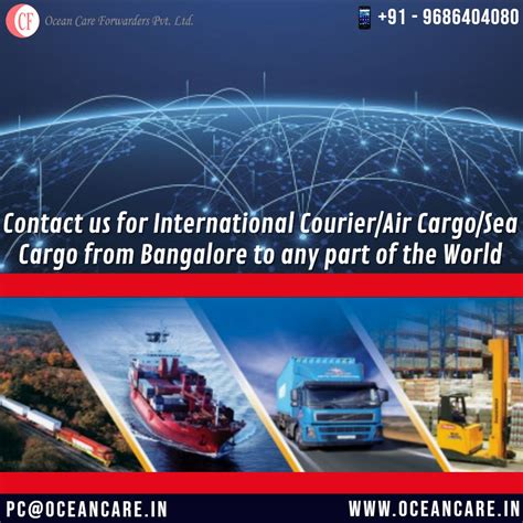 Ocean Care Forwarders Pvt Ltd Air Cargo Transportation Poster Ocean