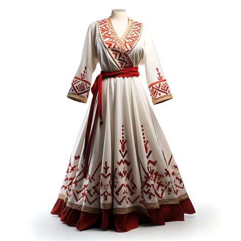 Premium AI Image | Isolated of Lithuanian National Costume Type Tunic ...