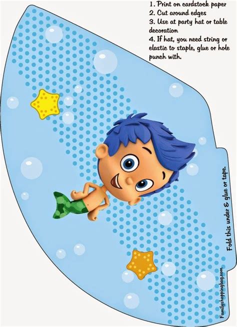 Bubble Guppies: Free Printable Mini Kit for Parties. 3rd Birthday ...