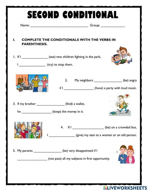 Ficha De Third Conditional Para 9 Hot Sex Picture