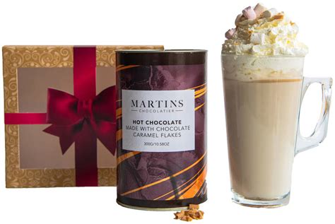 Caramel Hot Chocolate Gift Set By Martin S Chocolatier