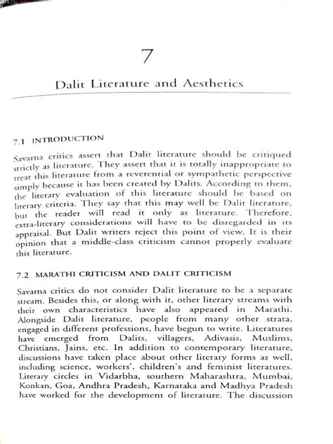 Dalit Literature And Aesthetics Pdf Beauty Aesthetics