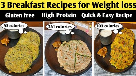 3 Breakfast Recipes For Weight Loss Healthy Breakfast Ideas Weight