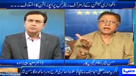 Tonight With Moeed Pirzada 23 April 2016 Hassan Nisar Bashing PMLN