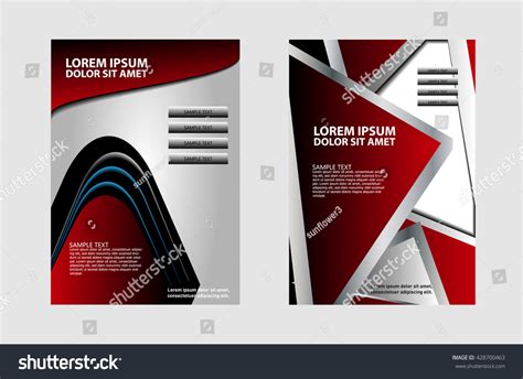 Vector Business Brochure Flyer Template Stock Vector Royalty Free