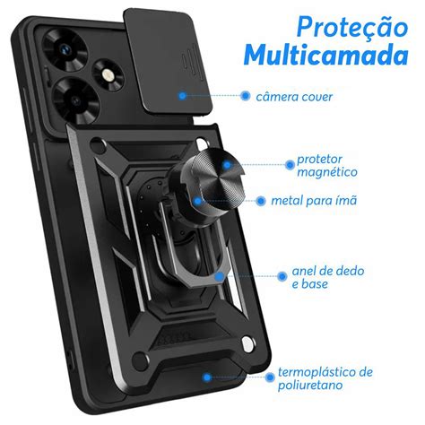 Capa Capinha Case Infinix Hot I Protetora Resistente Militar Chroma Tech Loja Oficial