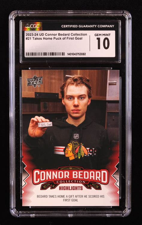 Connor Bedard 2023 24 Upper Deck Connor Bedard Collection 21 HL RC