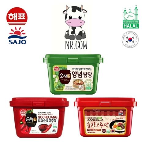 HALAL Sajo HAEPYO Sunchang Gochujang Hot Pepper Chilli Ssamjang Paste G Shopee Malaysia