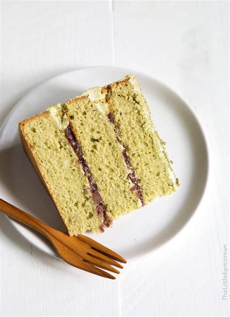 Matcha Red Bean Cake The Little Epicurean