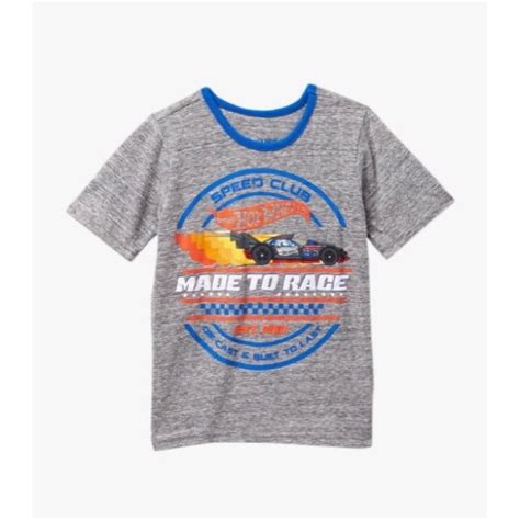 HOT WHEELS Shirts Tops Hot Wheels Tshirt Speed Club Short Sleeve Crew Neck Size Nwt