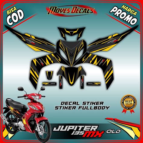 Jual Stiker Decal Jupiter Mx Old Full Body Shopee Indonesia