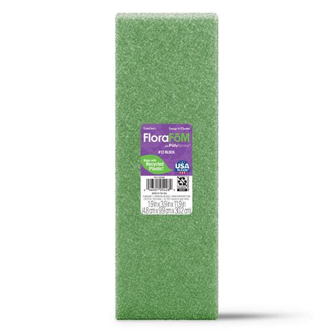 FloraCraft FloraFōM Block 1 9 inch x 3 9 inch x 11 9 inch Green