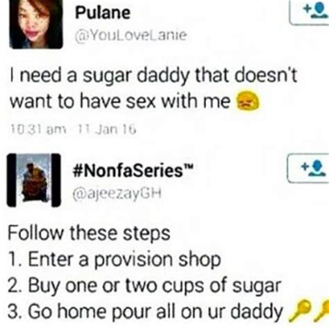 She Wants A Sugar Daddy Without Sex Guy Replies Him Romance Nigeria