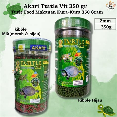 Jual Pakan Kura Kura Turtle Vit 350 Gr Pelet 2 M Shopee Indonesia