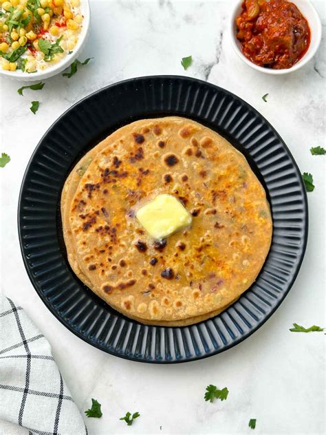 Paneer Paratha - Indian Veggie Delight