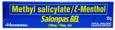 SALONPAS GEL 15G - St. Joseph Drug - Online Store