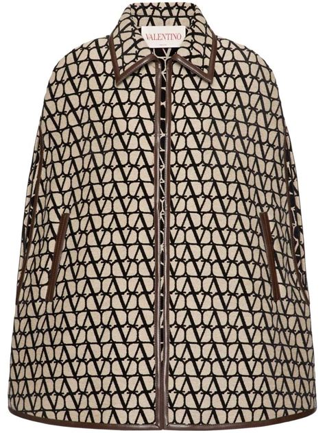 Valentino Garavani Toile Iconographe Cape Neutrals Farfetch