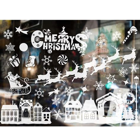 Christmas window stickers christmas mickey | CATEGORIES \ Christmas ...