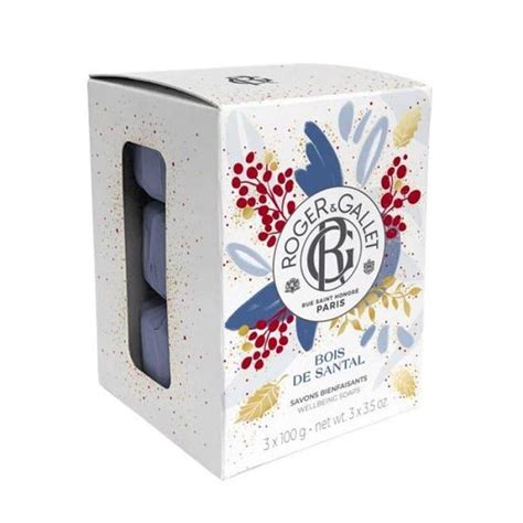 Roger Gallet Bois De Santal Soap Gift Set Cosmetify