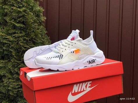 Купить Женские кроссовки Nike Huarache Fragment Design сеточка кожаные ...