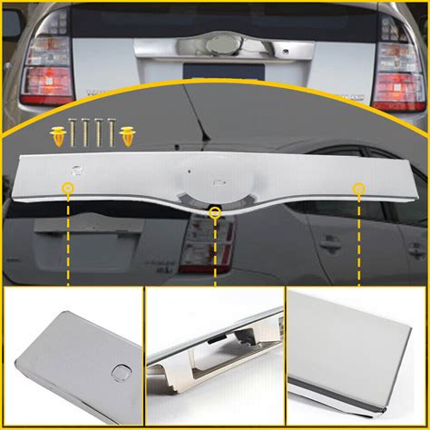 Fit For Toyota Prius Chrome Rear Tailgate Liftgate Garnish