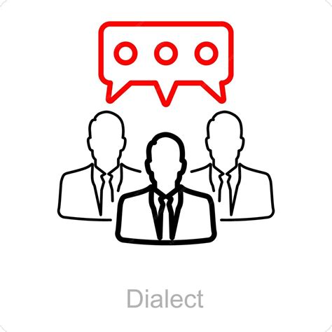 Premium Vector Dialect And Interpreter Icon Concept