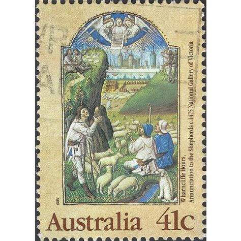 Australia Christmas Annunciation To The Shepherds Yellow C