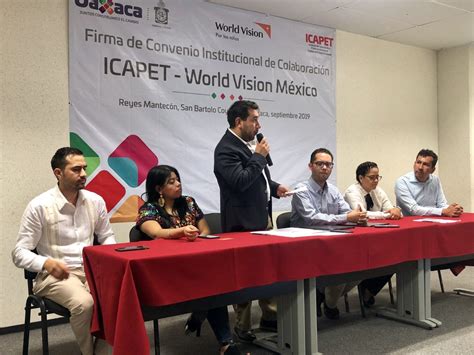 Firman Convenio De Colaboraci N Icapet Y World Vision M Xico