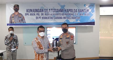 Jalin Sinergi Kapolda Banten Dan PJU Kunjungi PT Krakatau