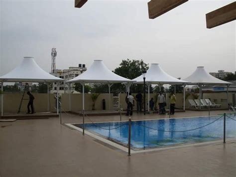 Pvc Modular Swimming Pool Tensile Membrane Structures At Rs Sq Ft