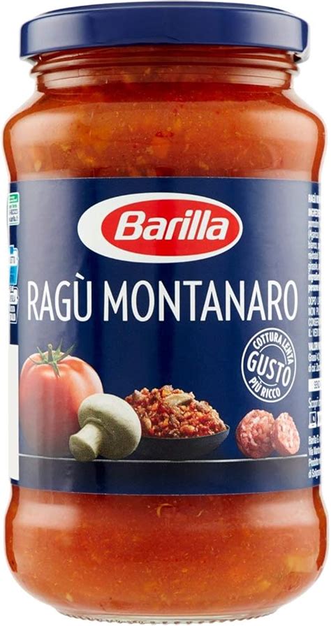 Barilla Sugo Rag Montanaro Salsa Pronta Al Pomodoro Con Salsiccia E