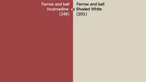 Farrow And Ball Incarnadine Vs Shaded White Side By Side Comparison