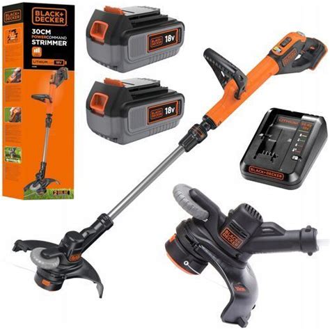 Black Decker Kosiarka Y Kowa Akumulatorowa V X Ah Cm