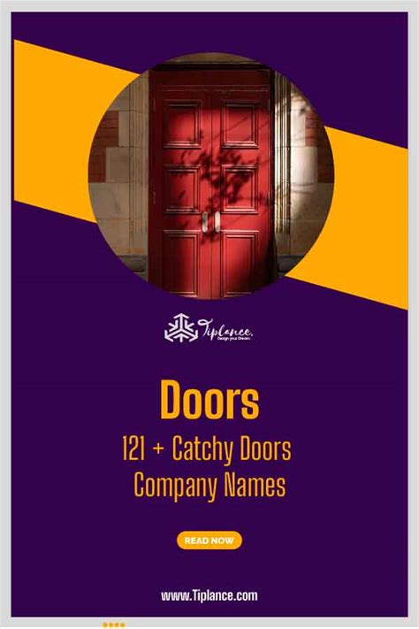 Doors Company Names Ideas Tiplance