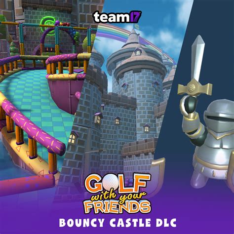 Artstation Golf With Your Friends Bouncy Castle Level And Props