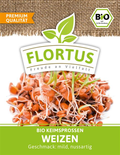 Keimsprossen Weizen G Bio Keimsprossen Von Flortus