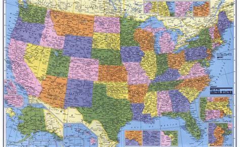 Large Scale Administrative Divisions Map Of The Usa Usa Maps Of The Usa ...