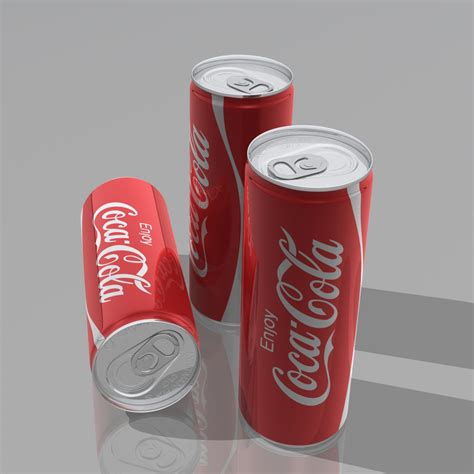 Coca Cola can 3D Model $39 - .blend .3ds .fbx .obj - Free3D