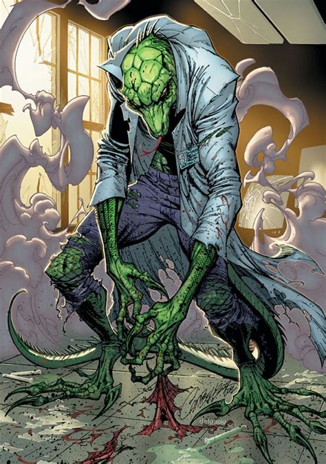 The Lizard by J Scott Campbell Magníficos Marvel cómics Amazing