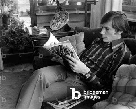 Peter Strauss Reading 1971 B W Photo