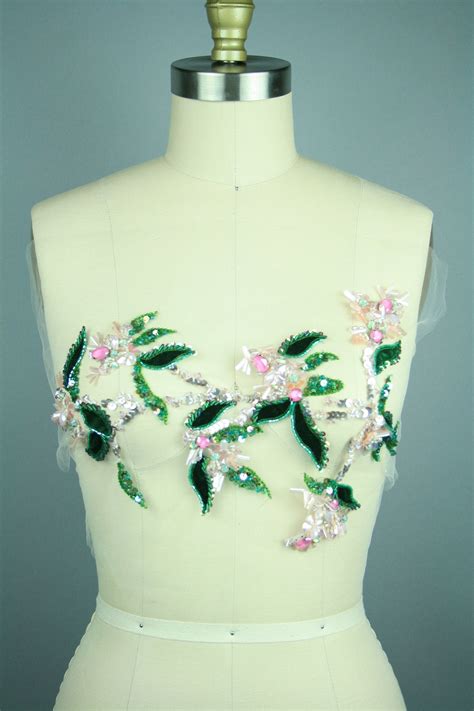 3d Flower Applique Dress, Blush Wedding Dress Applique, Garden Wedding