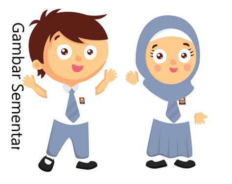 gambar kartun anak sekolah mts  koleksi gambar