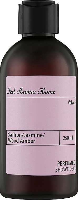 Feel Aroma Home Velvet Perfumed Shower Gel Saffron Jasmine Amber