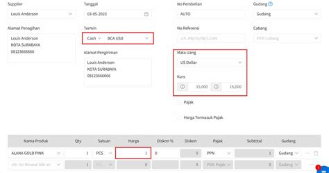 Cara Input Transaksi Yang Menggunakan Mata Uang Asing Beecloud 3 0 Bee Id