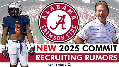 Alabama Football Recruiting Rumors New Commitment Rb