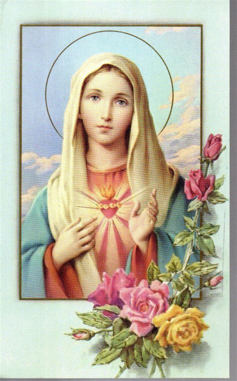 7 MARIA MADONNA Santino Holycard EUR 1 00 Immagine Santino Formato