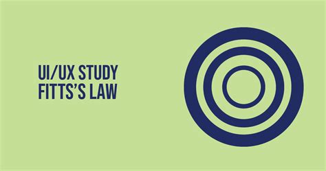 Fitts Law Importance Of Size And Distance Heysalsal