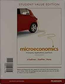 Microeconomics Principles Applications And Tools Student Value